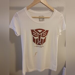 Transformers embellished top